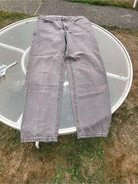 Lee Men's Slim Jeans in Light Gray Wash